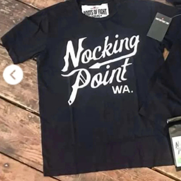 Roots of fight x nocking point collab tee M NWOT $69 - Picture 5 of 6